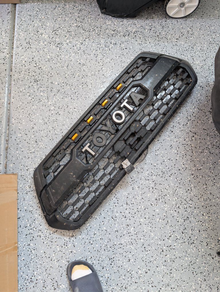 Toyota Tacoma TRD Pro Heritage Grill with Radar Sensor & Lights ($250 grill and $250 radar sensor)