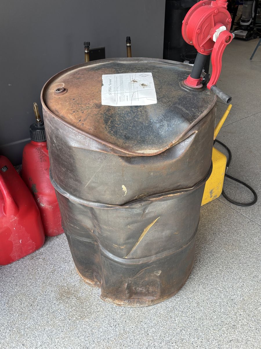 15 Gallons of Kerosene. Drum with Hand Pump