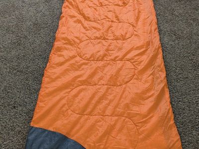 Tuphen Orange & Gray Camping Sleeping Bag
