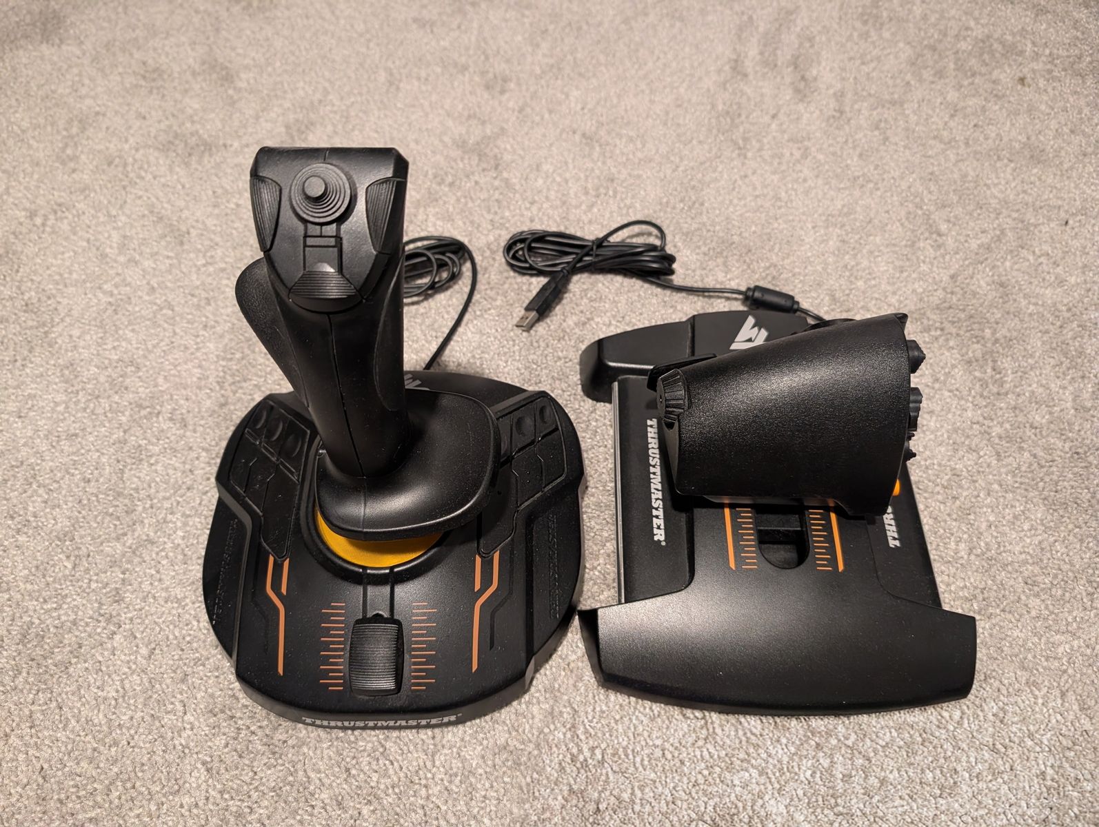 Thrustmaster T.16000M FCS HOTAS Flight Stick & TWCS Throttle Combo (PC) – Like New