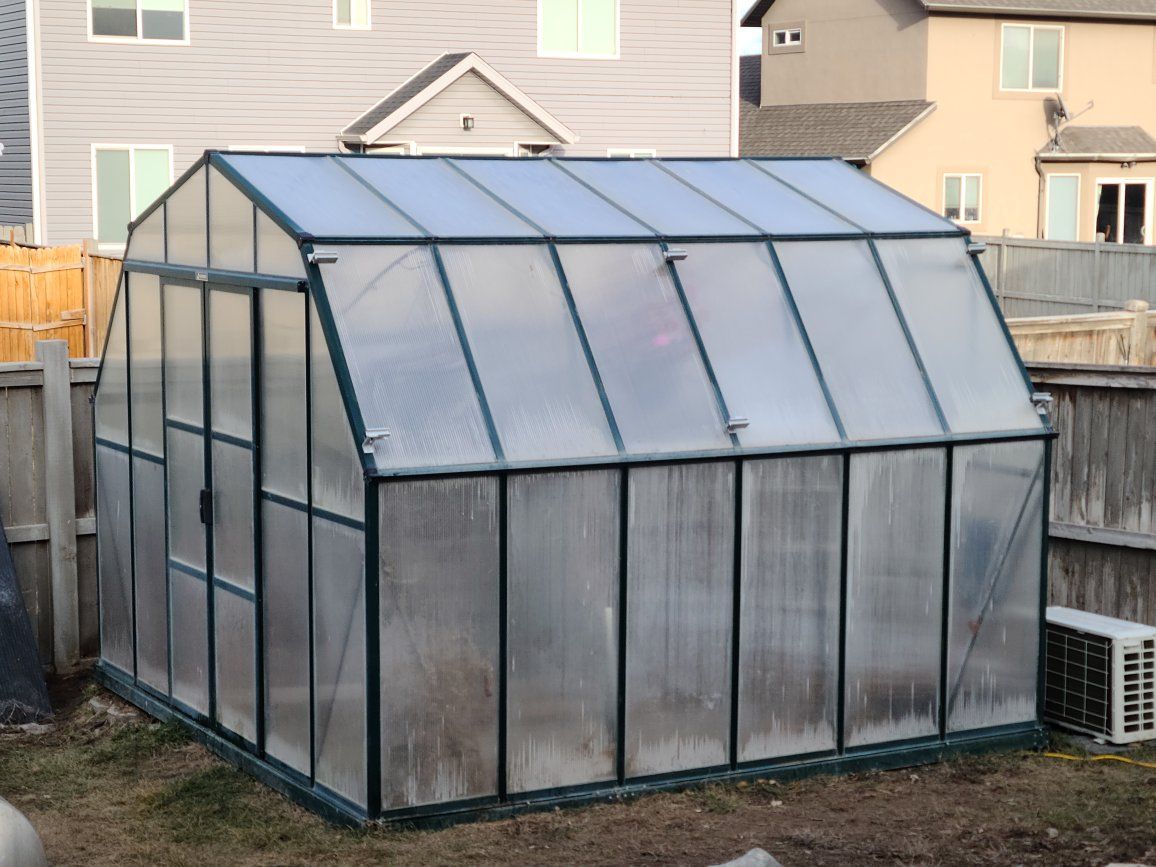 Grandio Summit 12 x 12 Large Greenhouse with Snow Kit, PV mounts and Shade