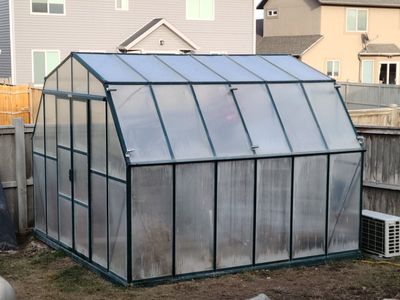 Grandio Summit 12 x 12 Large Greenhouse with Snow Kit, PV mounts and Shade