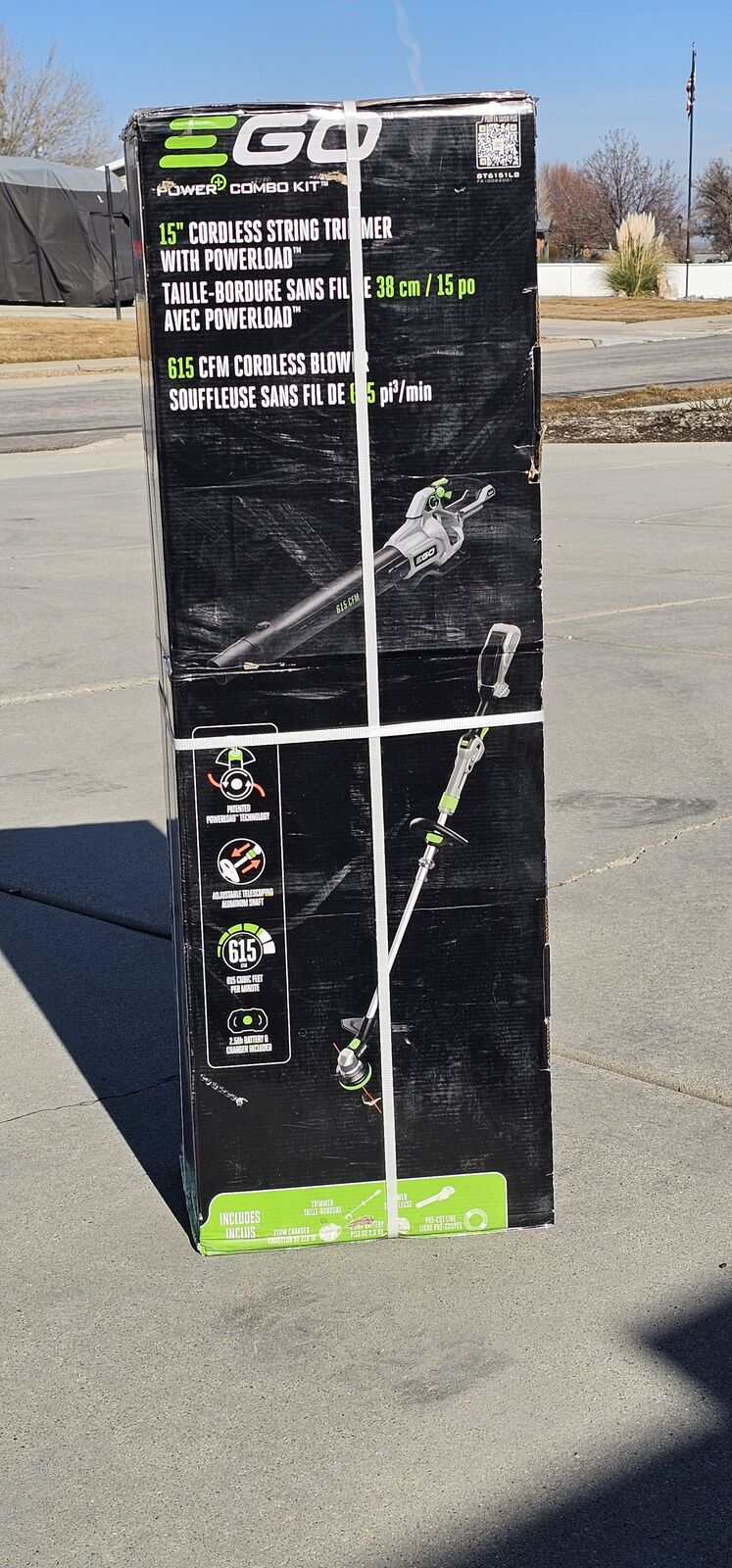 Brand new Ego Blower/ Trimmer combo