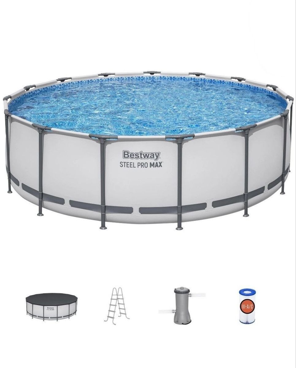 Bestway Steel Pro MAX 15'X48' Above Ground Pool - New In Box