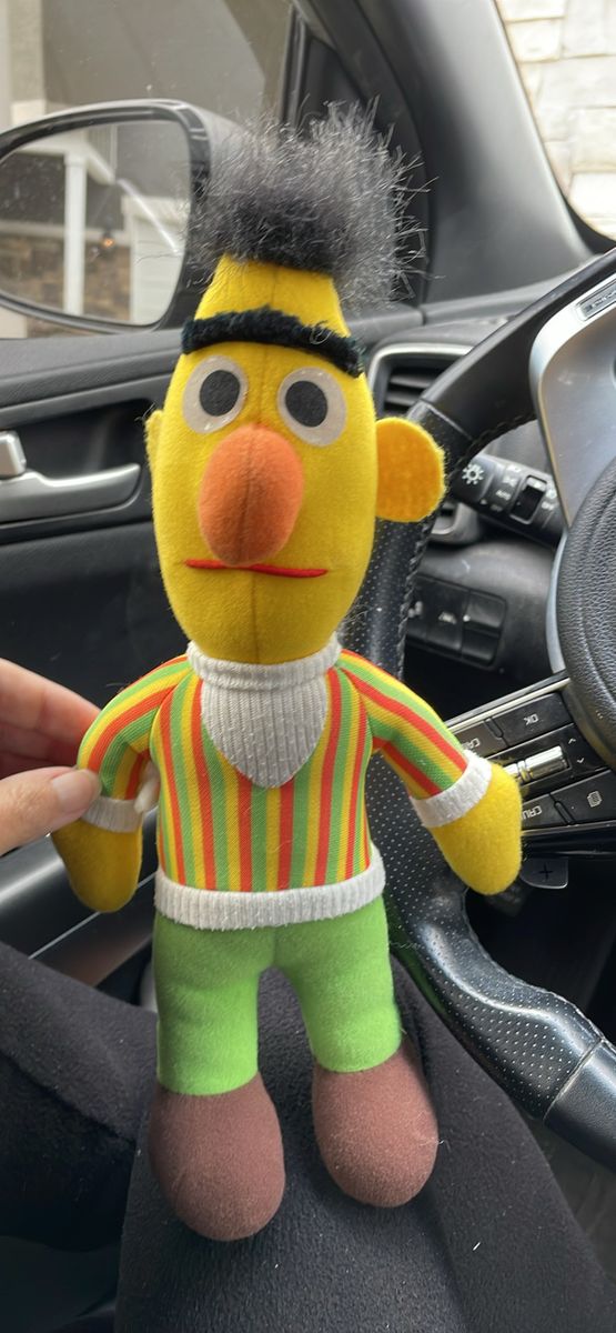 Vintage  Playskool Sesame Street Bert Plush Toy 10