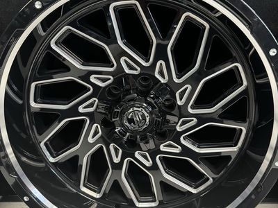 BRAND NEW SET OF 4 Wheels DC XTREME NX21 Midnight Black 20x10 Wheel, -25mm Offset, 6x135/139.7 lug pattern
