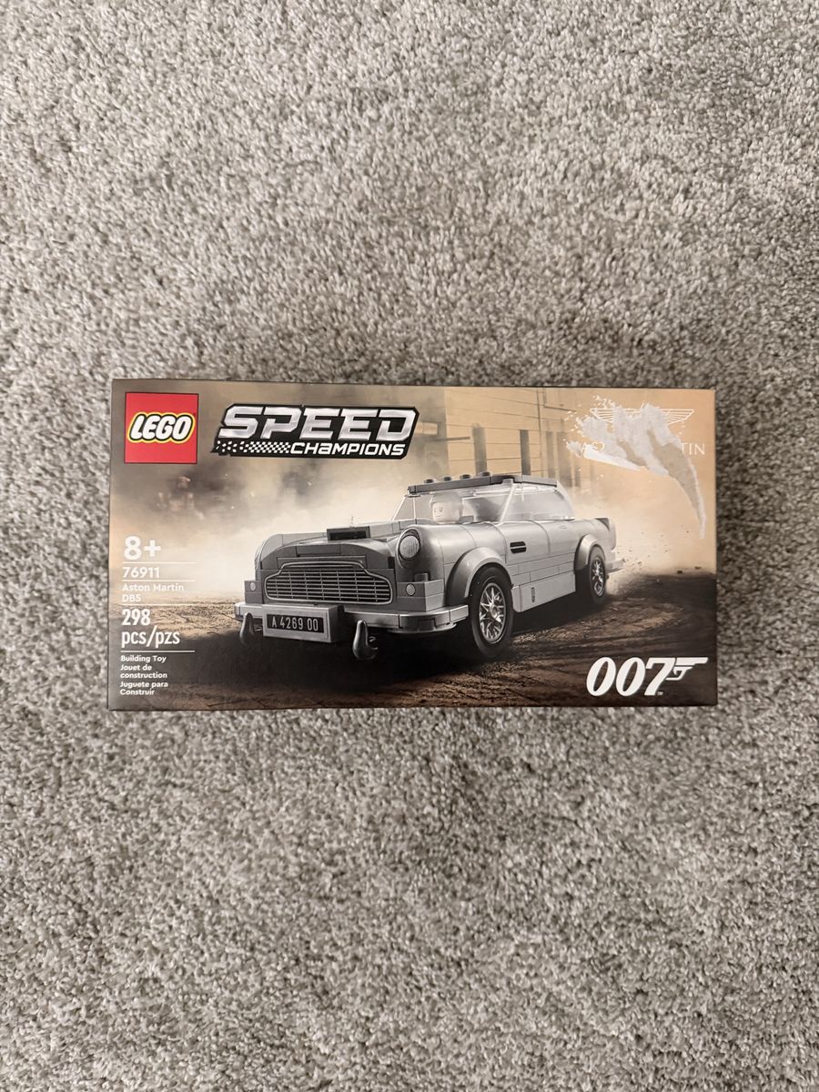 LEGO Speed Champions 007 Aston Martin DBS (76911) Building Toy - 298 Pieces, Ages 8+