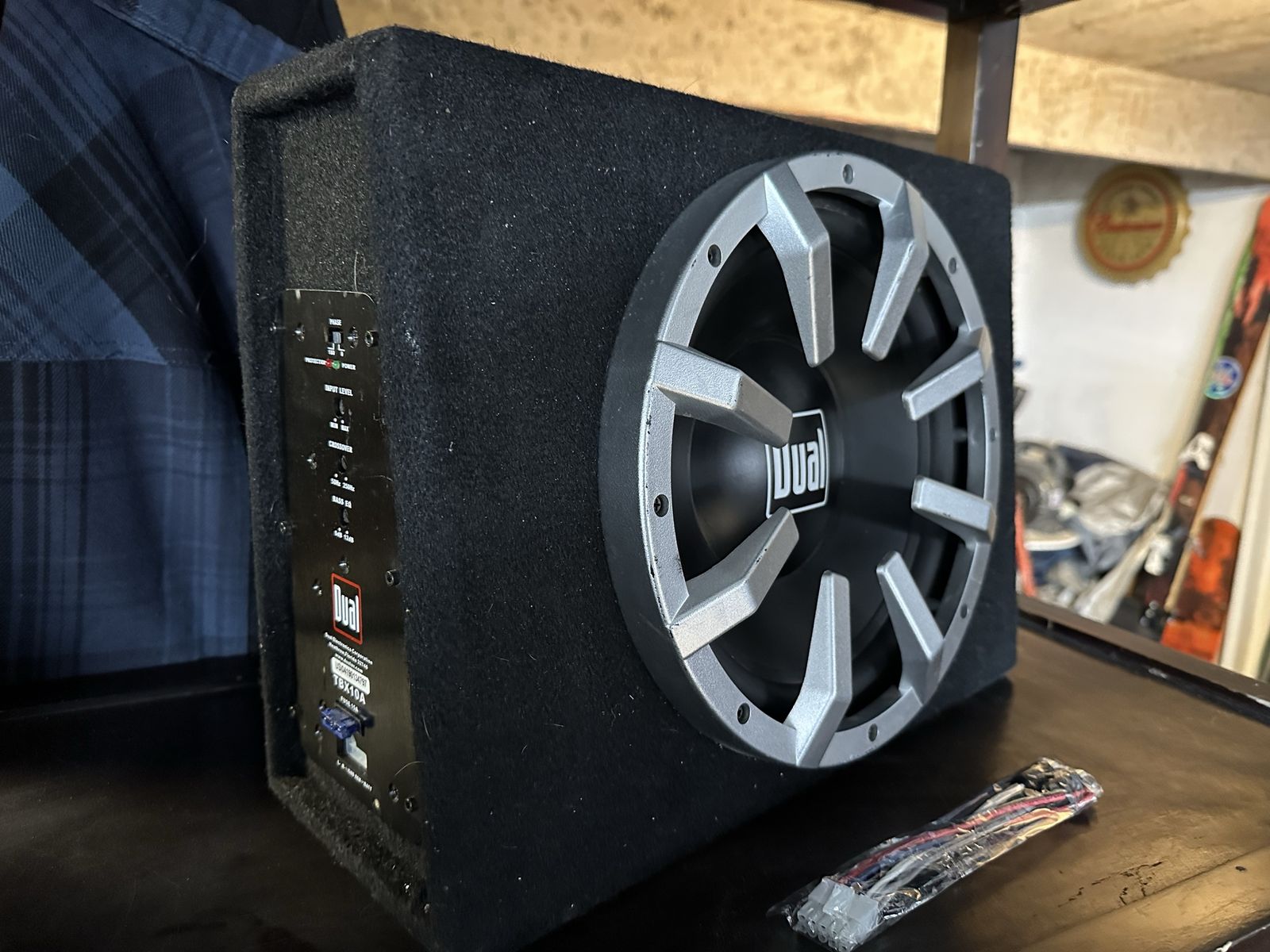 Dual Electronics TBX10A Powered Subwoofer w/ Box