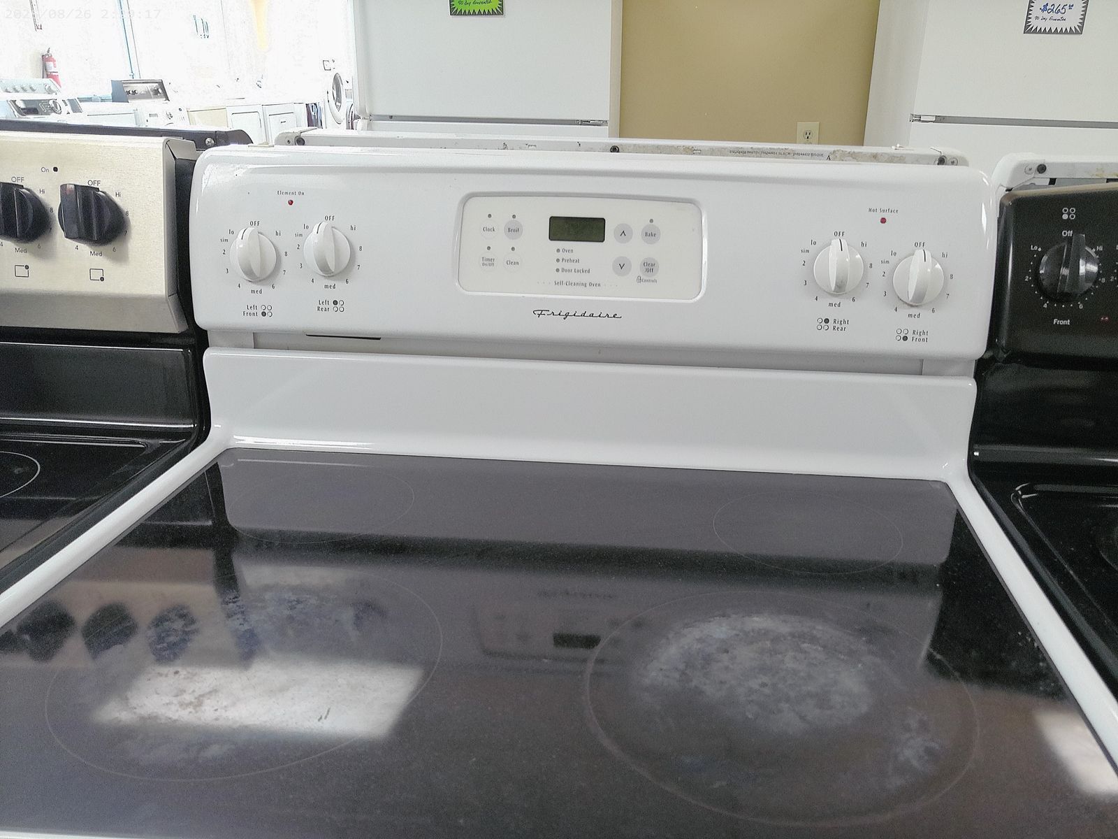 White Smooth Top Electric Range~90 Day Guarantee