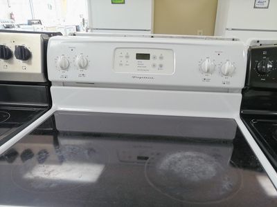 White Smooth Top Electric Range~90 Day Guarantee