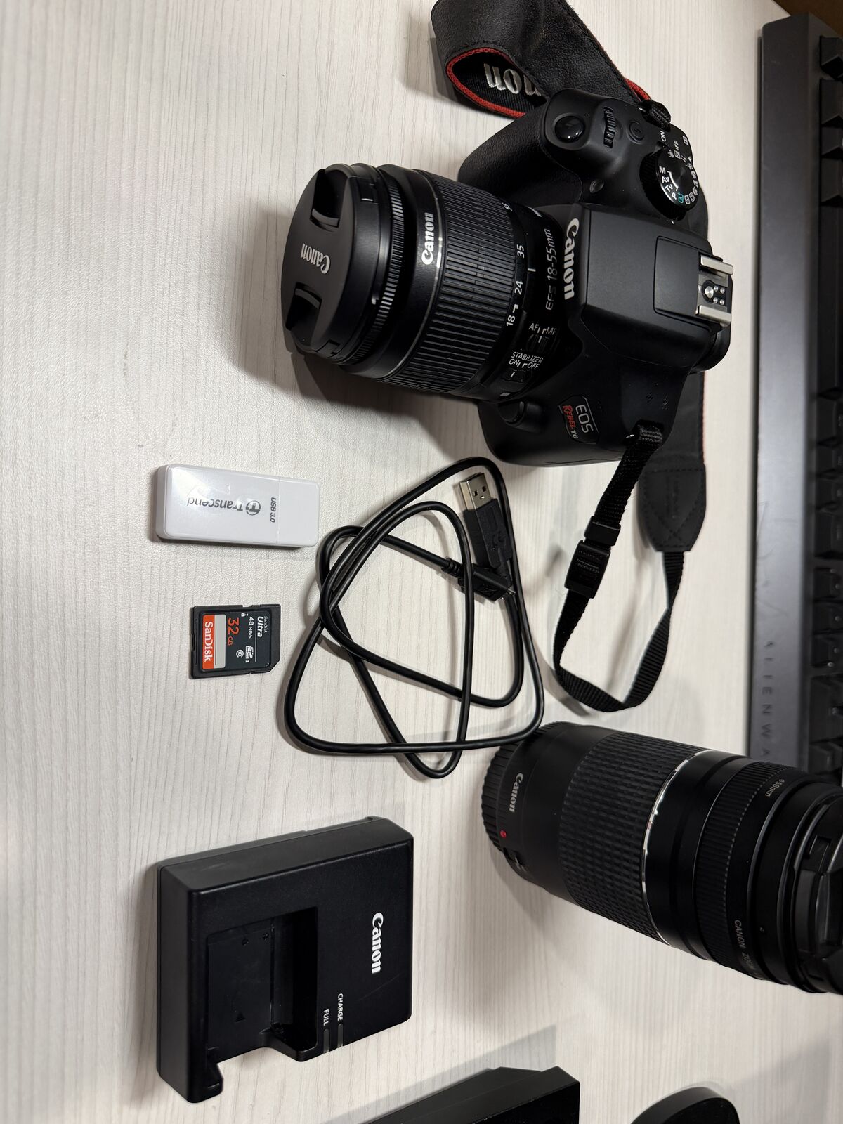 Canon EOS Rebel T6 DSLR Camera