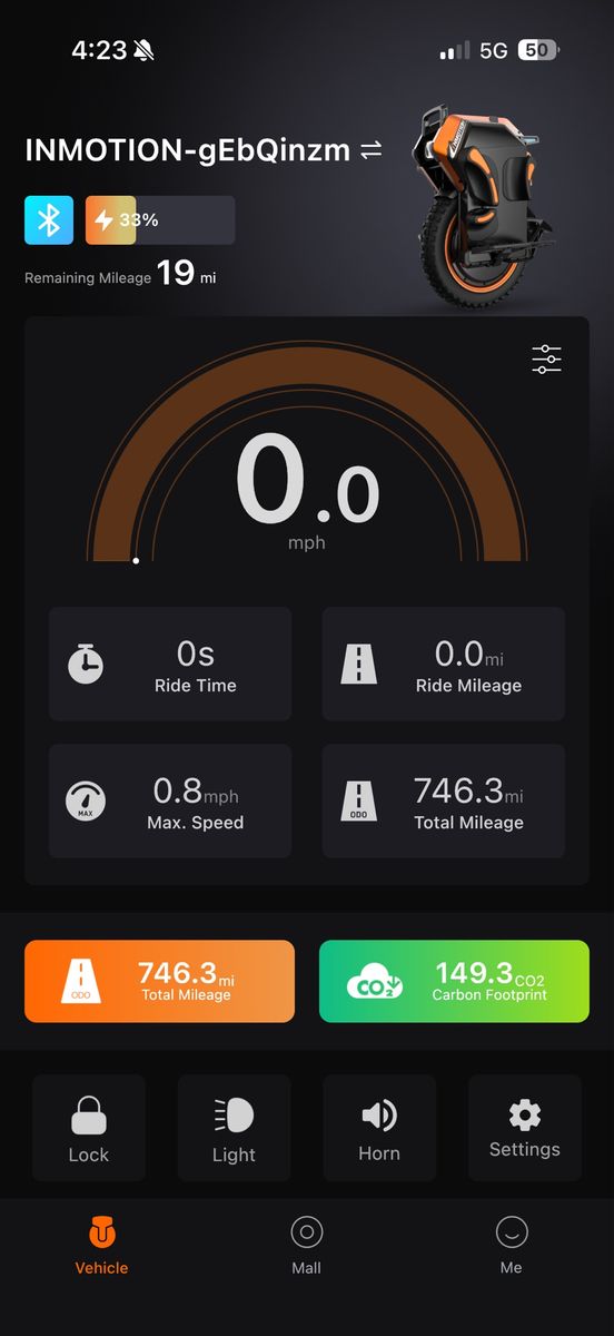 Inmotion V14 - 746 Miles - Dual Chargers & Premium Power Pads