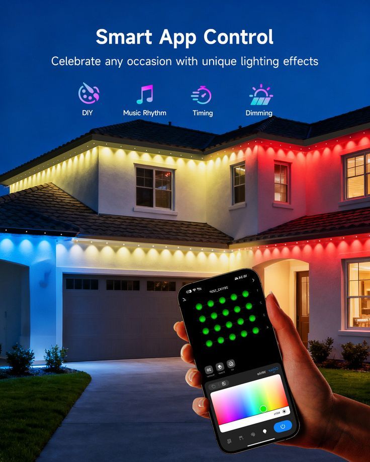 Permanent LED lights for all occasions
