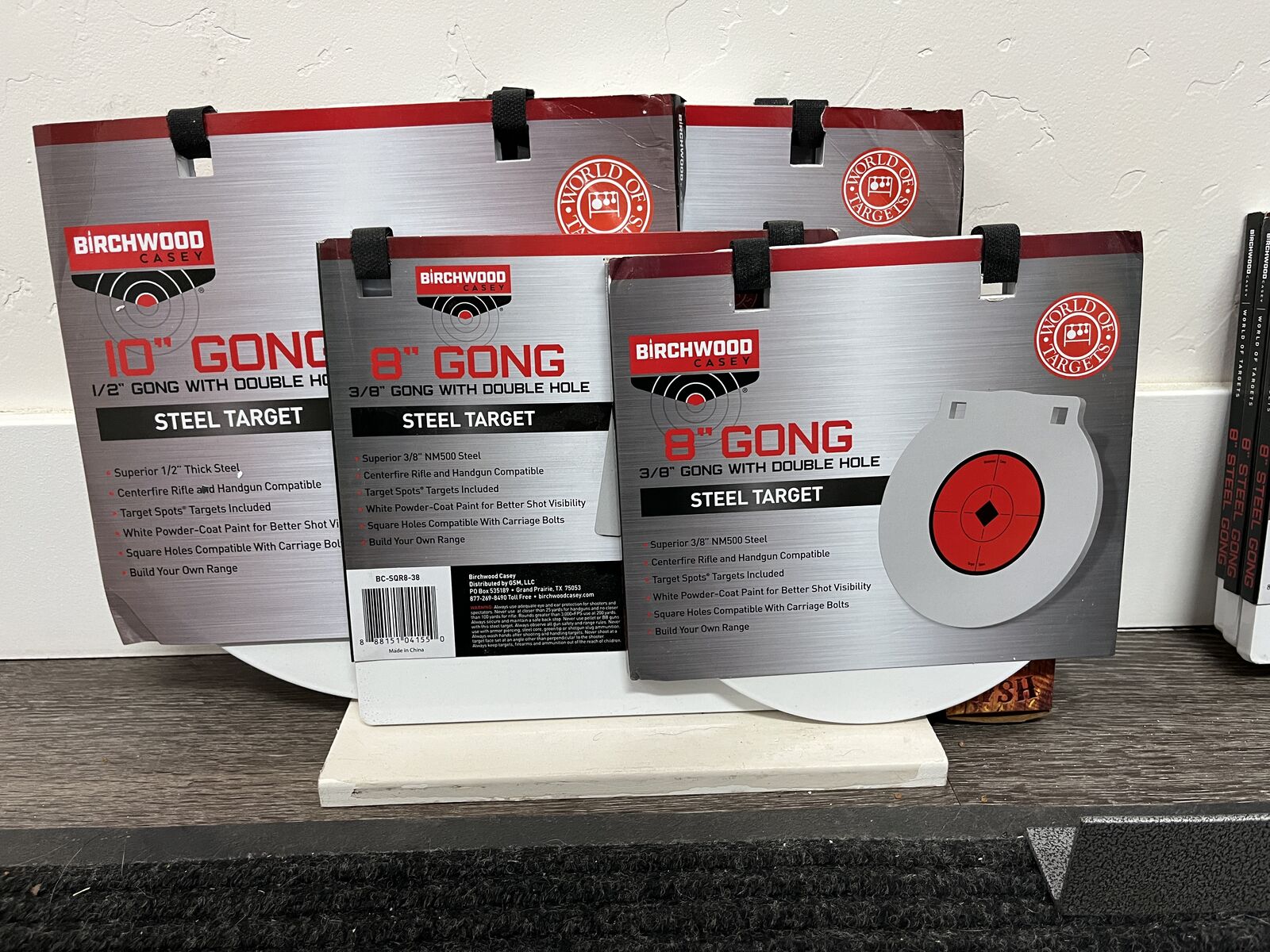 Steel Gong Targets and Target Stands - New