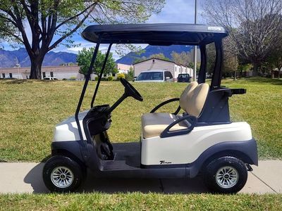 Brand new 2026 Club Car Tempo Electric in Arctic White—quiet, reliable, and built to last
