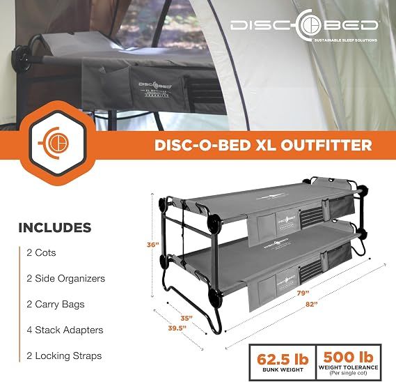 Disc-O-Bed Extra Large Outfitter – Special Edition Cot