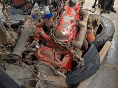 Free 1960 GMC V6 305 engine, transmission and transfer case
