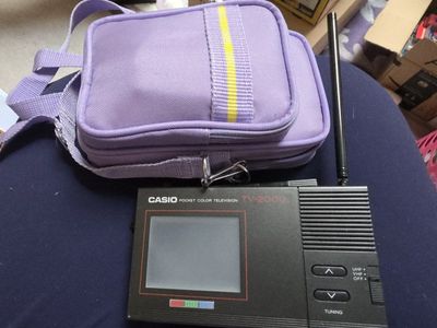 Portable mini color TV