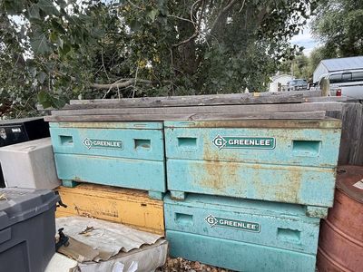 Greenlee Jobsite Storage Tool Boxes - Used
