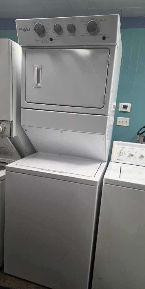 whirpool stackable washer electric dryer