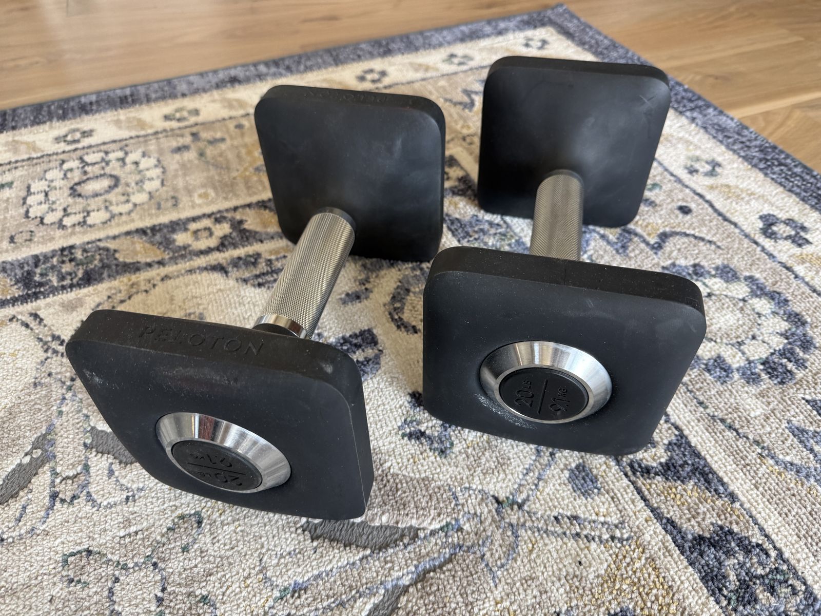 Peloton 20 Pound Dumbbells Weights Pair