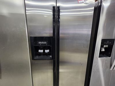 Whirlpool Stainless Steel Side-by-Side Refrigerator With a Full Warranty!