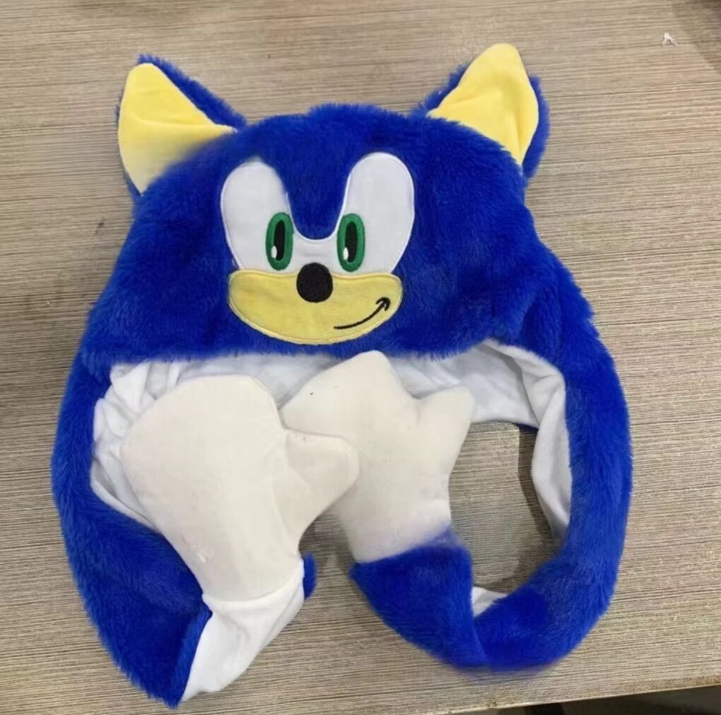 Sonic The Hedgehog Plush Hat