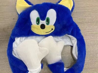 Sonic The Hedgehog Plush Hat