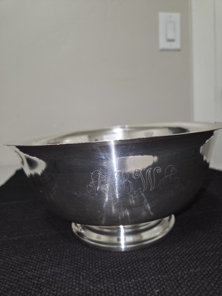 F.B. Rogers Silver Co. Paul Revere Reproduction Bowl Silver Plated
