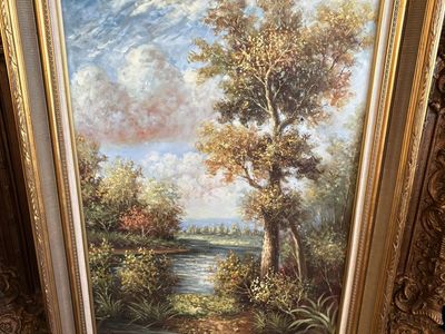 Beautiful large hand paintings