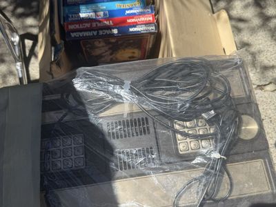 Intellivision Console with 15+ Games: Space Battle, Triple Action, Bowling, Star Strike & More! Vintage Gaming Lot