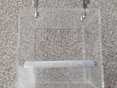 Acrylic No Mess Bird Cage Feeder