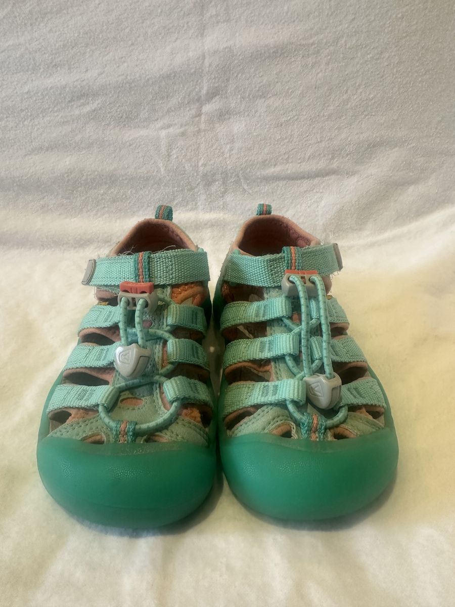 Keen Toddler Size 11 Mint Green/Peach Sandals