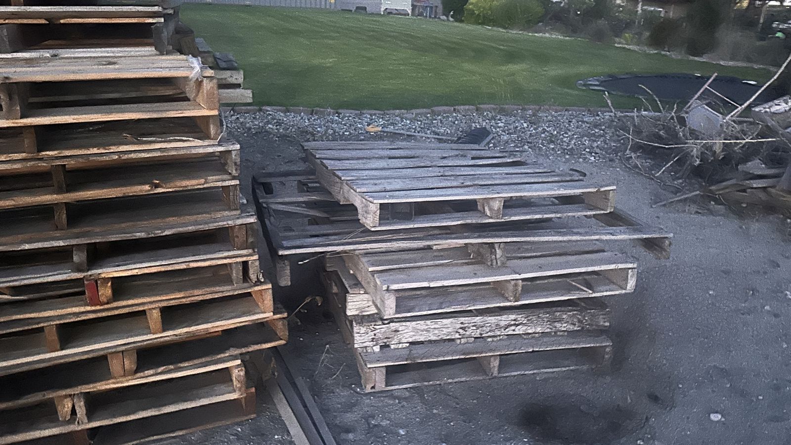 Wood pallets