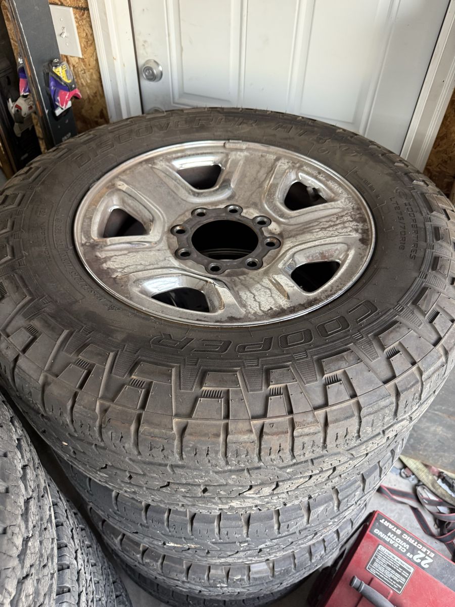 Cooper Discoverer AT3 LT Tires with Wheels