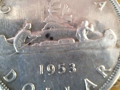 3 Canadian Silver Dollars