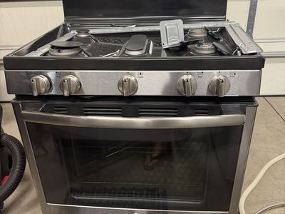 GE Stainless Steel Gas Range