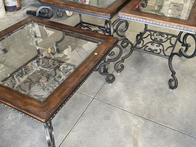 Coffee table and end tables