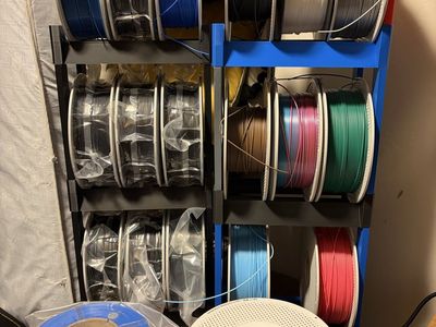 Assorted 3D Printer Filament Lot - PLA Multiple Colors - New/Used Spools