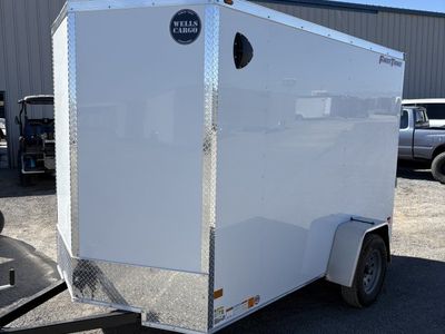 6x10 Wells Cargo FastTrac Enclosed Cargo Trailer - 6'6" Interior - 3.5K GVWR - .080 PolyCor