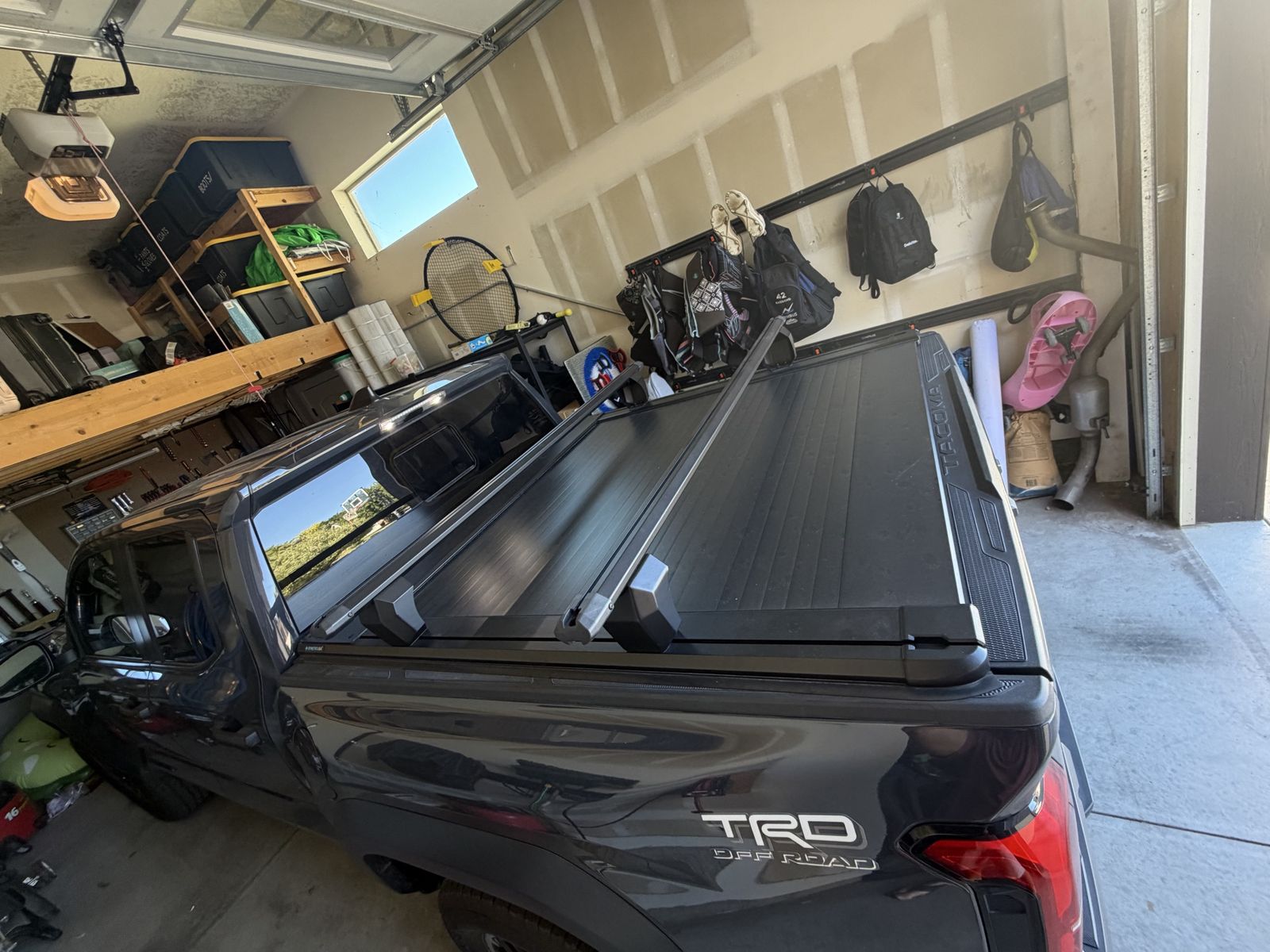 SyneticUSA Auto Retractable Hard Tonneau Cover for Gen4 Toyota Tacoma