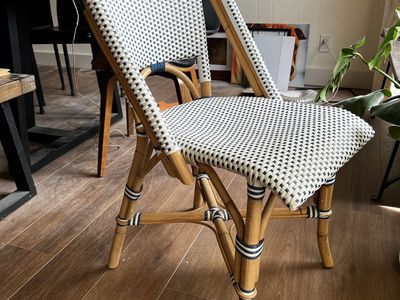 6 set of Riviera Rattan Dining chairs