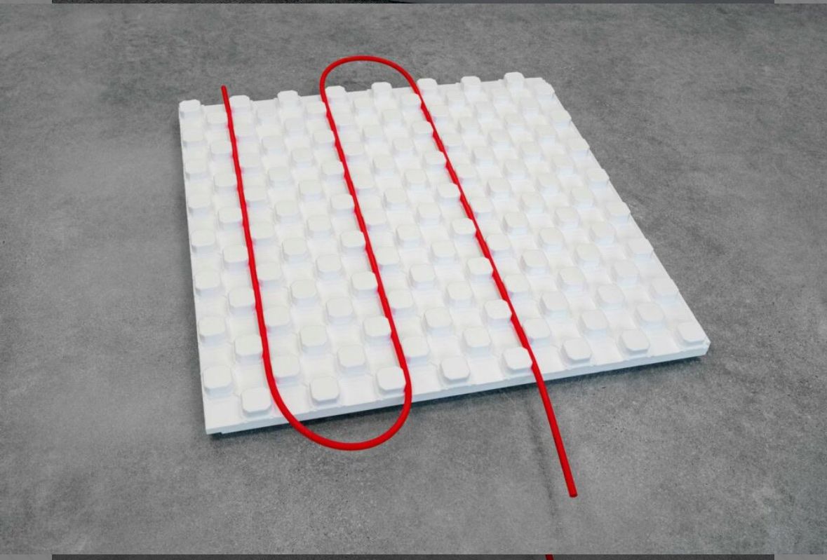 Superpex subfloor insulation and icf