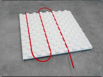 Superpex subfloor insulation and icf