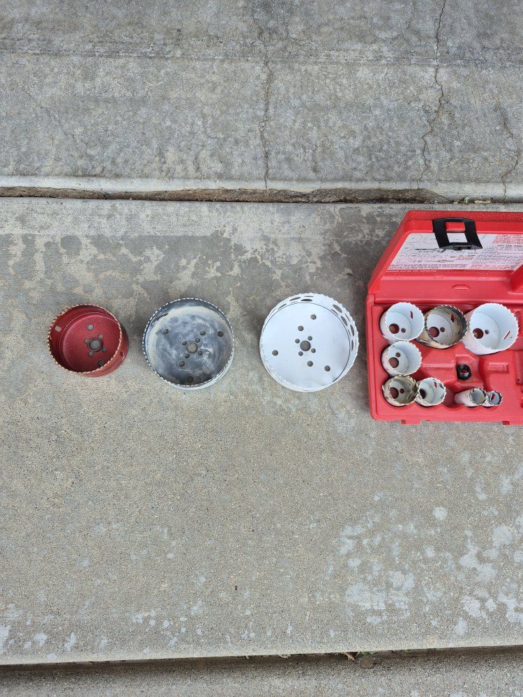 Hole saws.