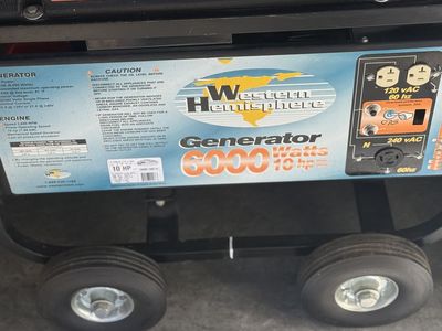 6000 WATT GENERATOR