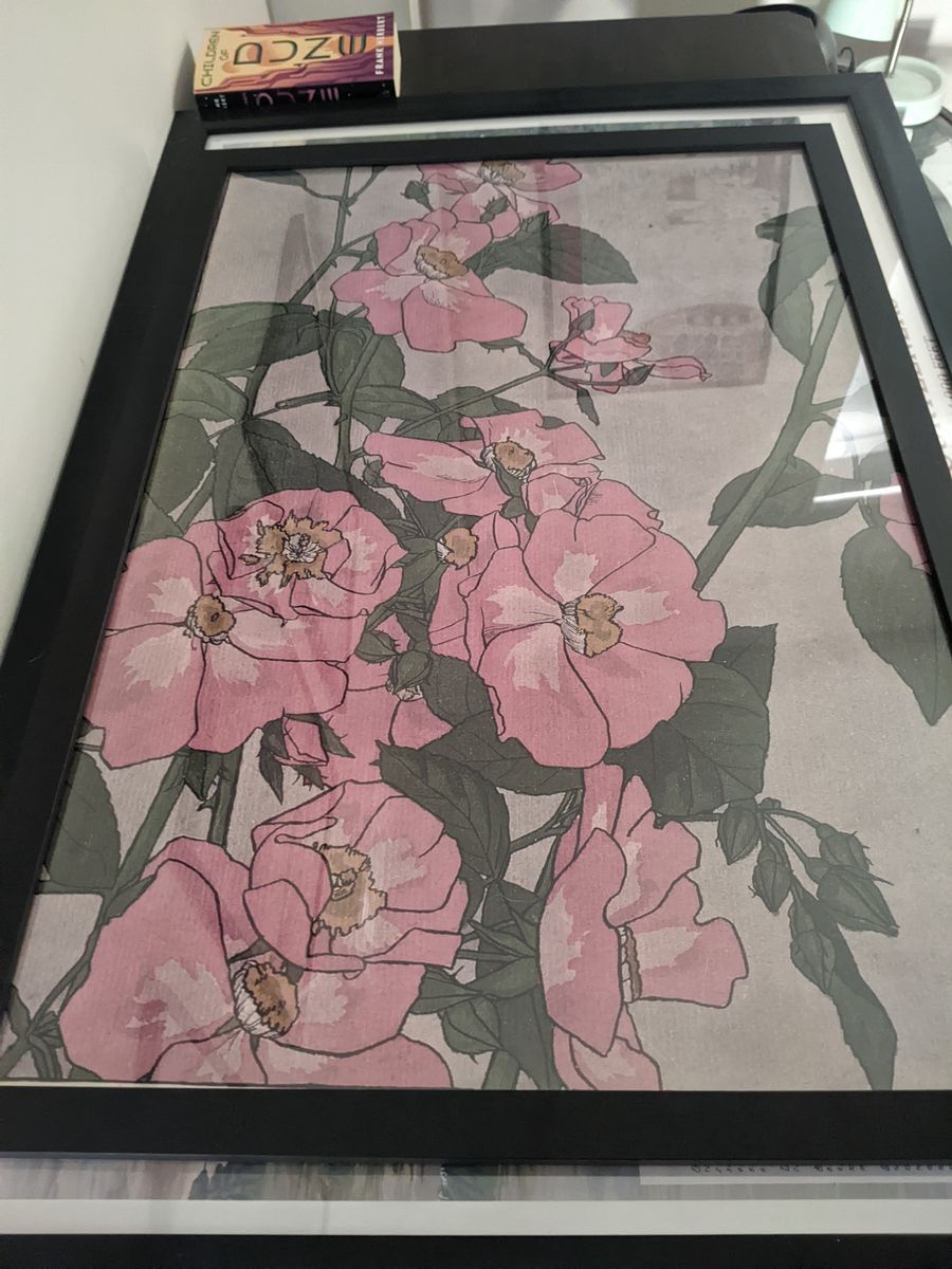 Framed Flower Art 24"x 36"