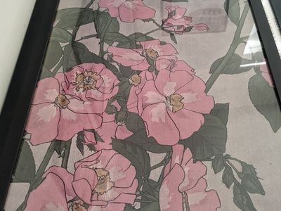 Framed Flower Art 24"x 36"