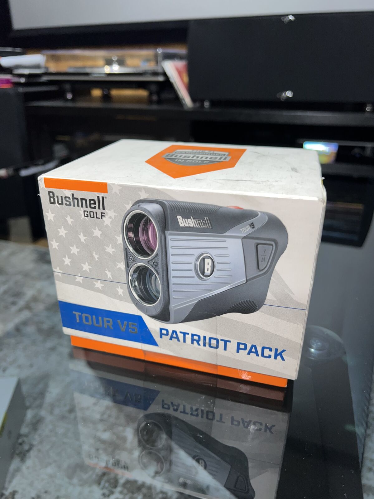 Bushnell Tour V5 Patriot Pack Golf Rangefinder (New Open Box)