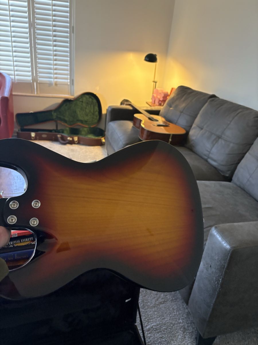 Wilson Bros Ventures Style Electric Guitar - Sunburst Finish, Mosrite Inspired